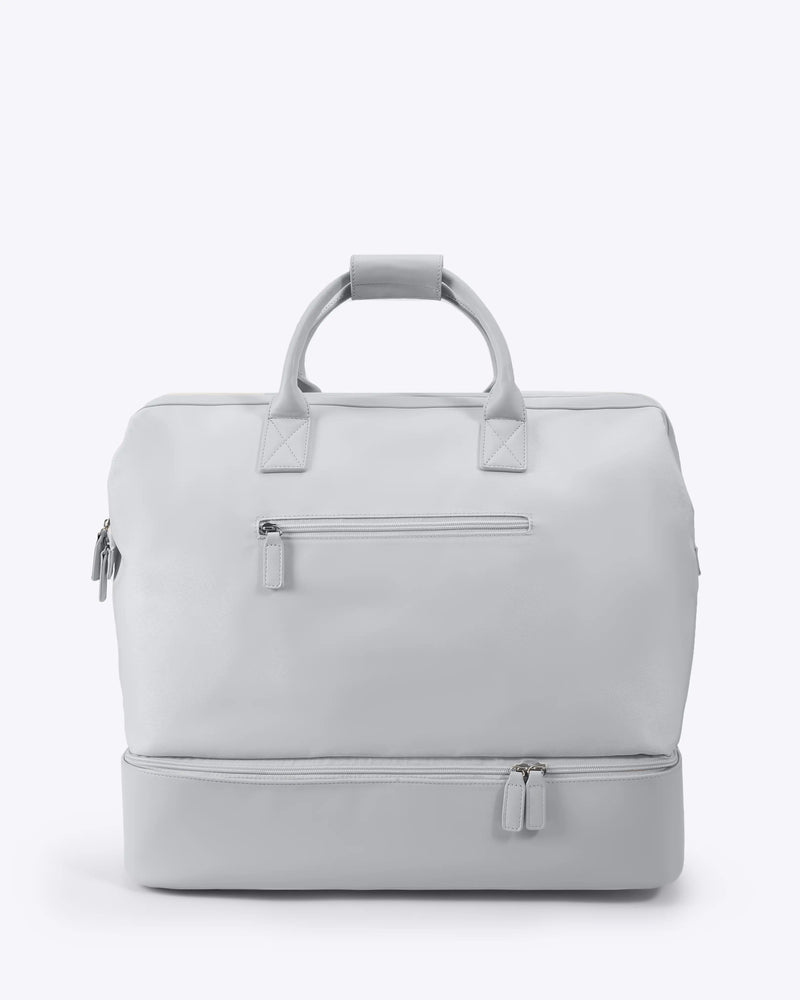 NOBL Travel Drop Bottom Weekender Bag - Silver