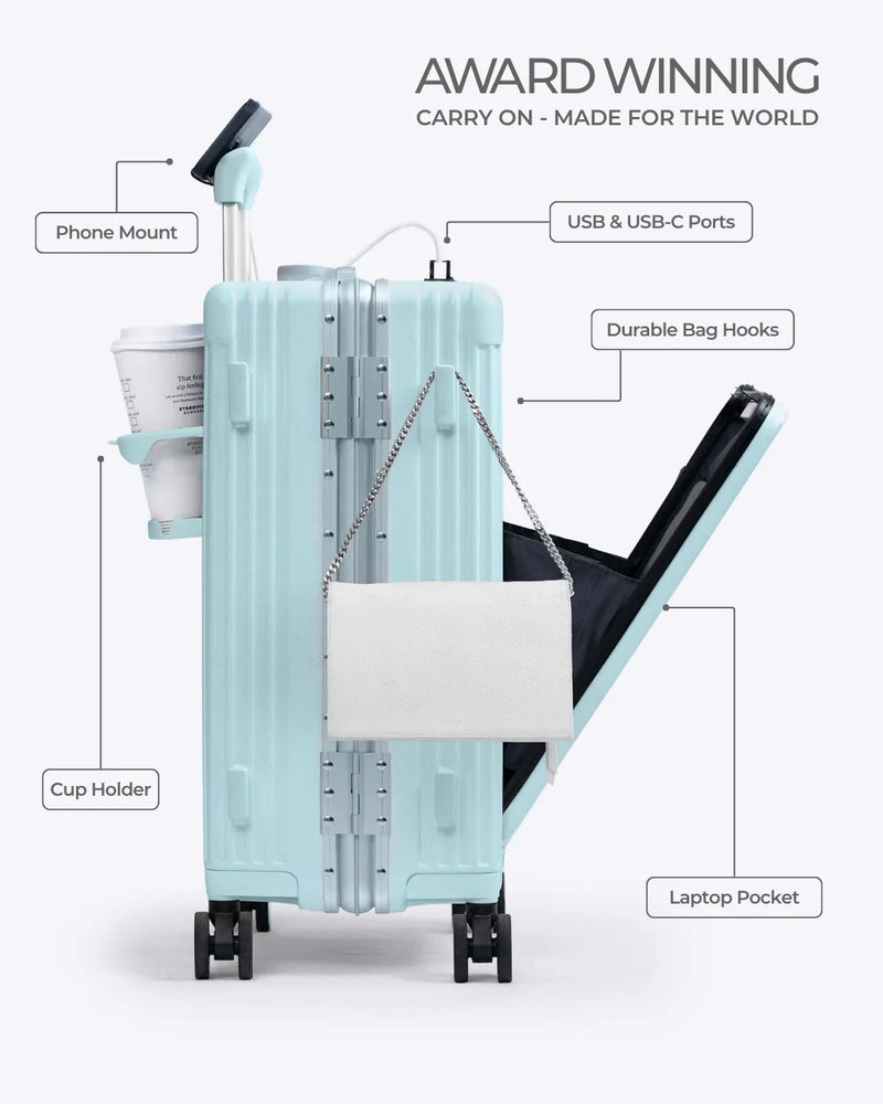 NOBL Travel Carry-On: All-in-One - Powder Blue