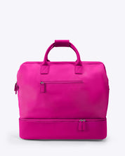 NOBL Travel Drop Bottom Weekender Bag - Hot Pink