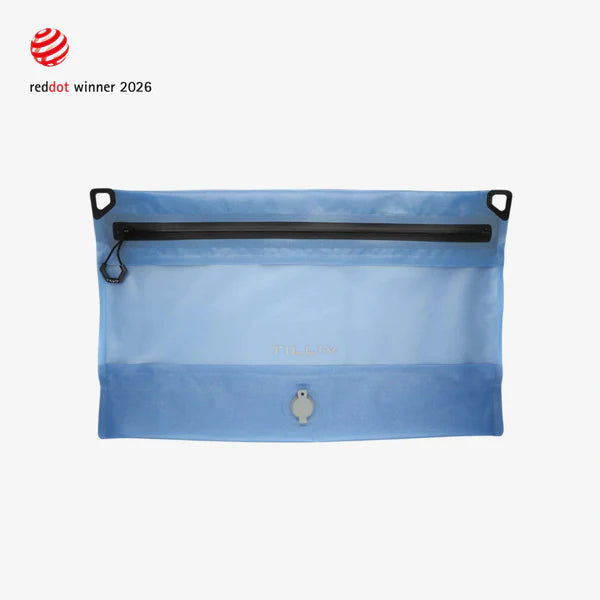 TILLIV Compak Large with Zipper Guard -  Steel Blue