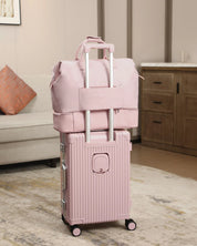 NOBL Travel Drop Bottom Weekender Bag - Blush