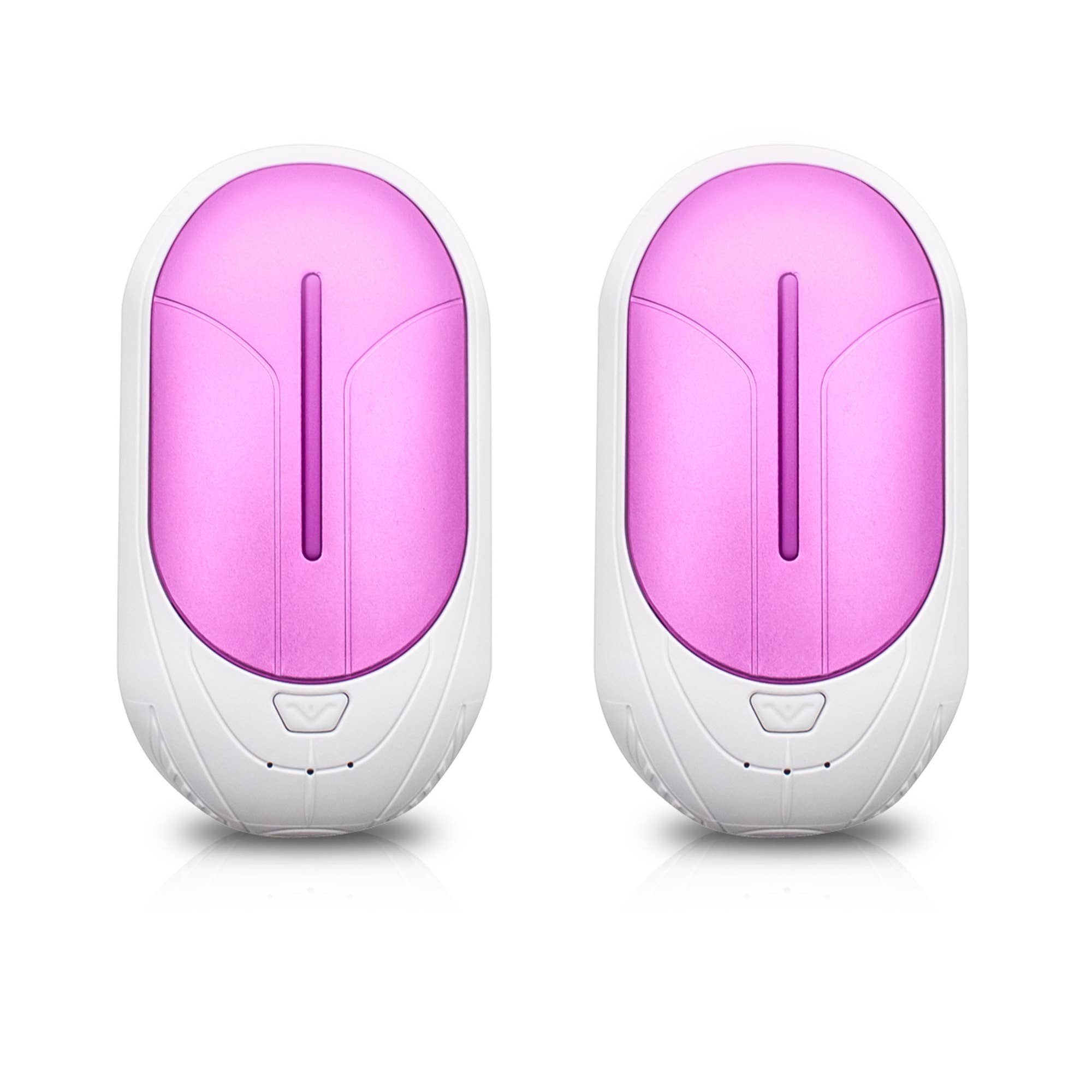FUL Electric Hand Warmers - 2 Pack: White / Pink