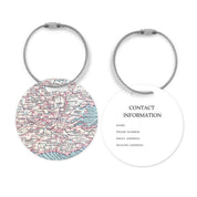 Daisy Mae London England Map Luggage Tag Airport Tag Bag Tag