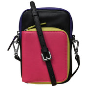 ILI New York Zip Around Wallet Phone Bag - Black Brights