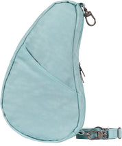 AmeriBag 10" Distressed Nylon Baglett: Aqua