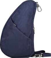 AmeriBag 10" Distressed Nylon Baglett: Blue Night
