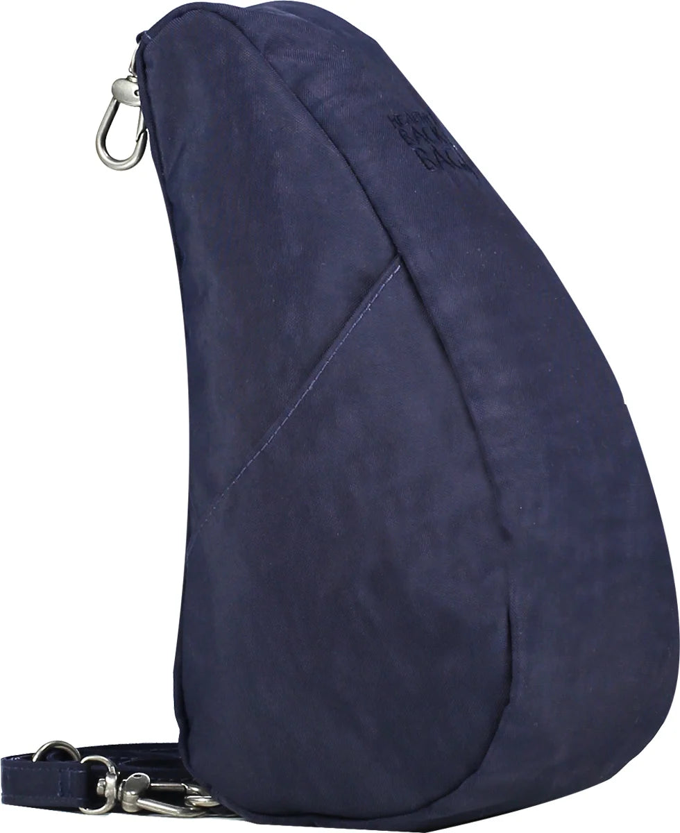 AmeriBag 10" Distressed Nylon Baglett: Blue Night