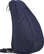 AmeriBag 10" Distressed Nylon Baglett: Blue Night