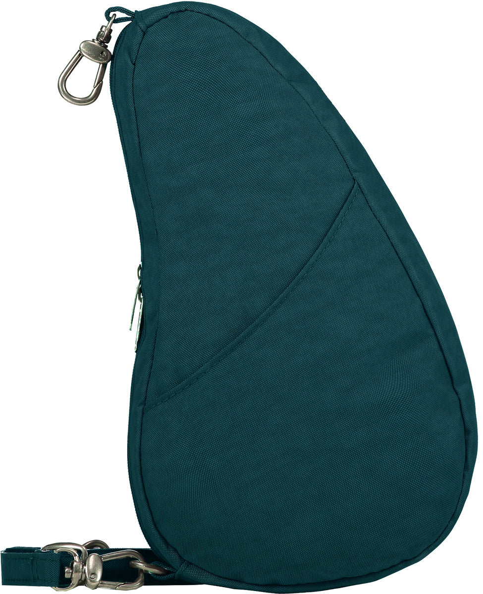 AmeriBag 10" Distressed Nylon Baglett: Dark Teal
