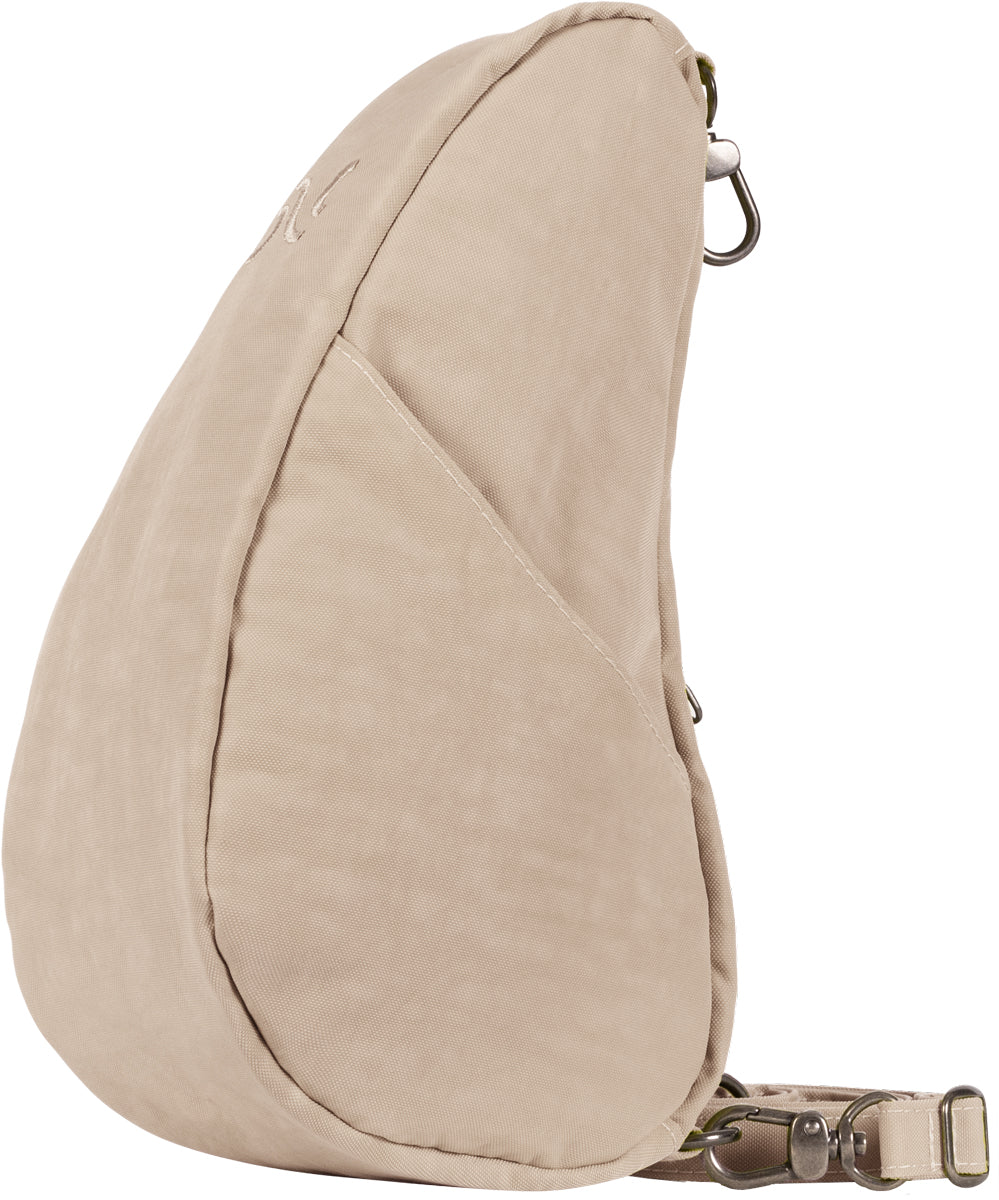 AmeriBag 10" Distressed Nylon Baglett: Sandstone