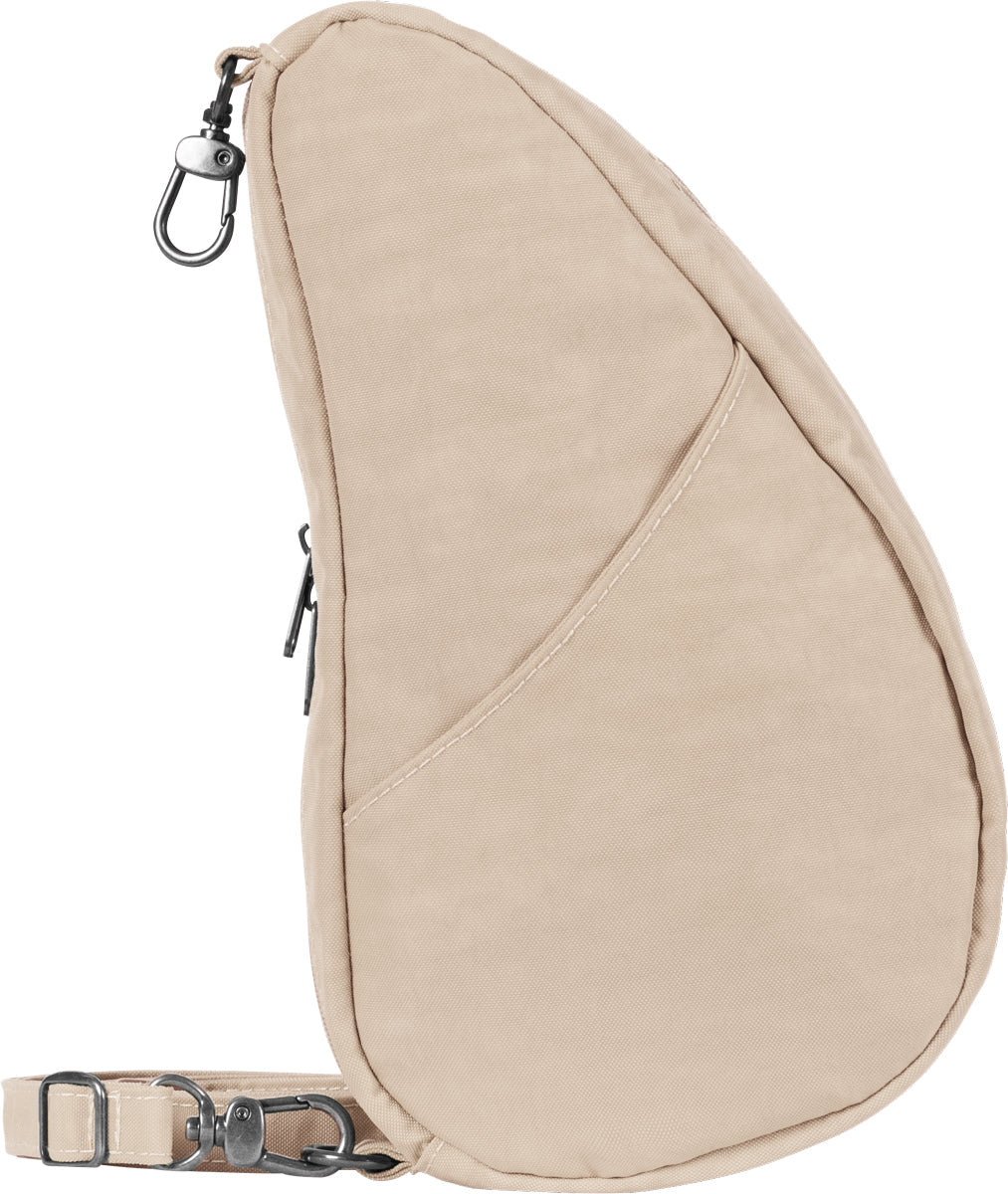 AmeriBag 10" Distressed Nylon Baglett: Sandstone