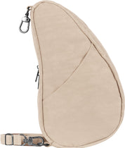AmeriBag 10" Distressed Nylon Baglett: Sandstone