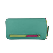 ILI New York Leather Eyeglass Case – Turquoise /Pear/Pink