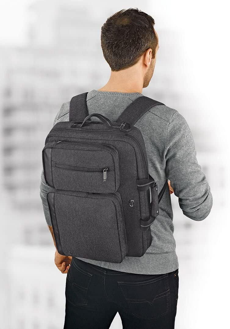 best hybrid briefcase backpack leather Solo New York Duane Hybrid Briefcase Backpack
