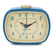Kikkerland Retro Alarm Clock - Blue