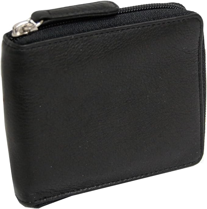 Osgood Marley RFID Zip Passcase Wallet - Black