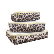 Itzy Ritzy Set of 3 Packing Cubes - Leopard