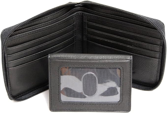 Osgood Marley RFID Zip Passcase Wallet - Black