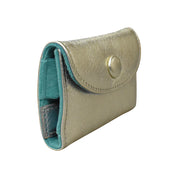 ILI New York Mini Jewelry Organizer - Light Gold/Turquoise