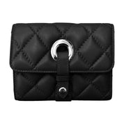 ILI New York RFID Quilted Small Wallet - Black