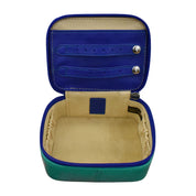 ILI New York Travel Jewelry Case - Aqua/Cobalt