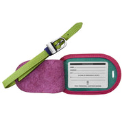ILI New York Round Luggage Tag - Black Brights