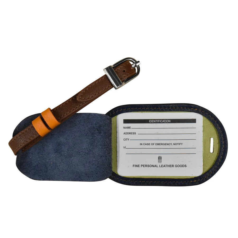 ILI New York Round Luggage Tag - Harvest Multi