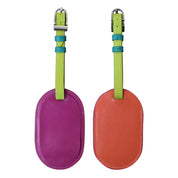ILI New York Round Luggage Tag - Paradise Multi