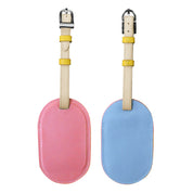 ILI New York Round Luggage Tag - Pink Rainbow