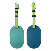 ILI New York round Luggage Tag - Serenity Multi