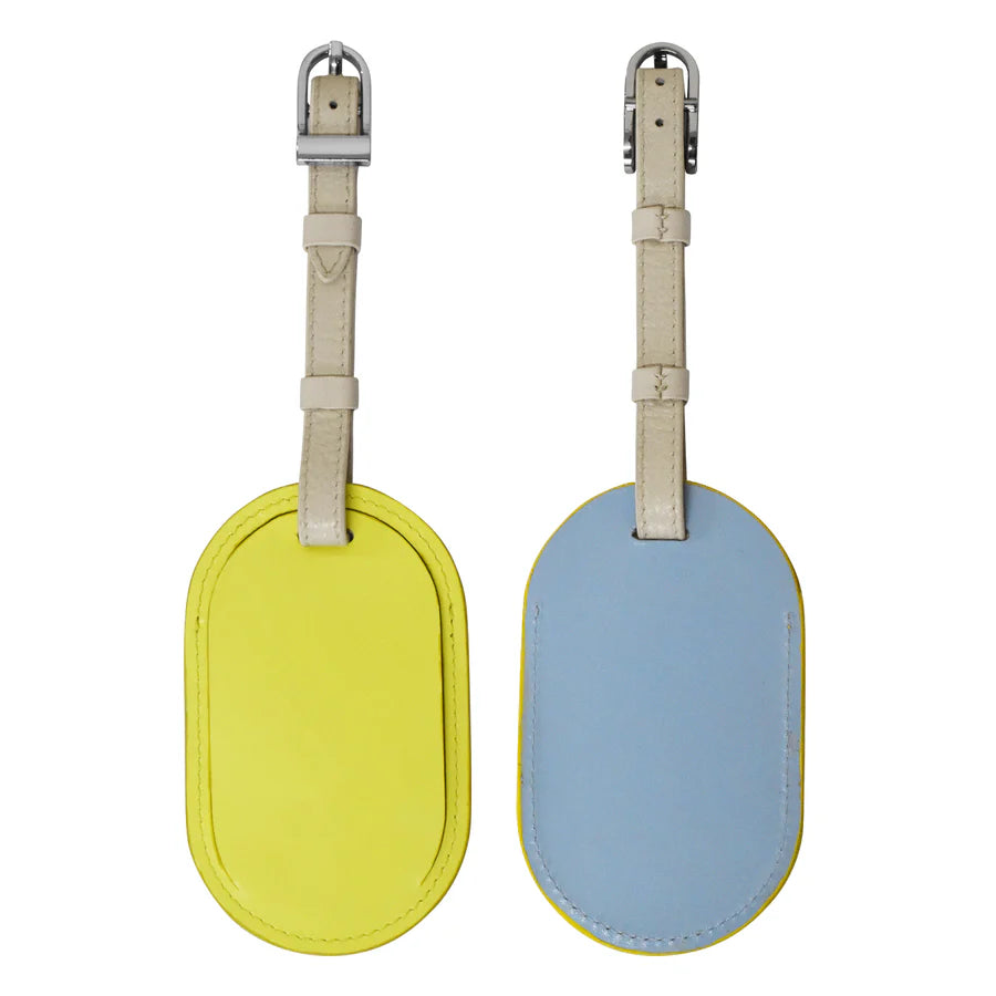 ILI New York Round Luggage Tag - Sorrento