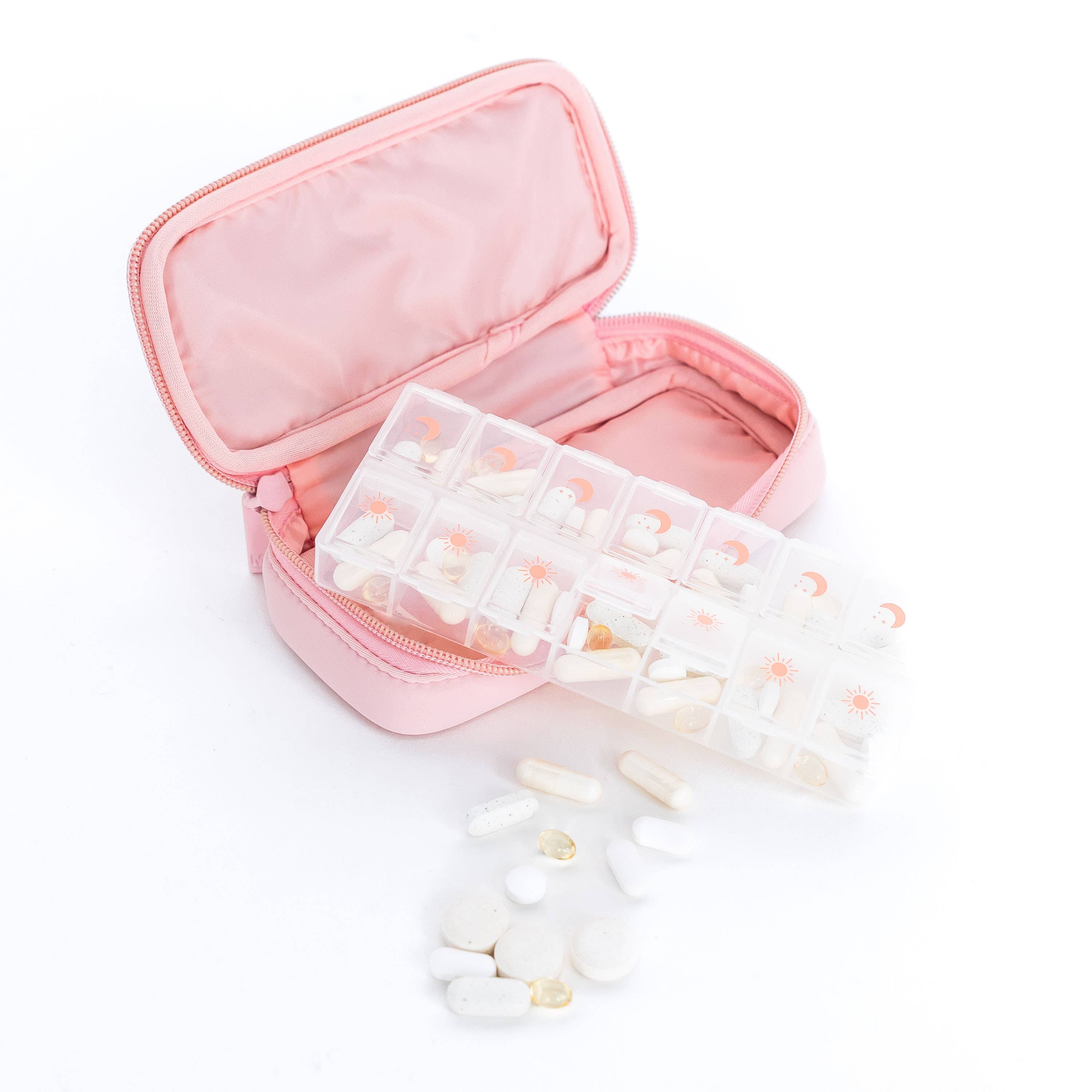 MYTAGALONGS The Vitamin Organizer - Soft Pink