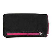 ILI New York Eyeglass Case with Double Heart - Black/Red/Orchid
