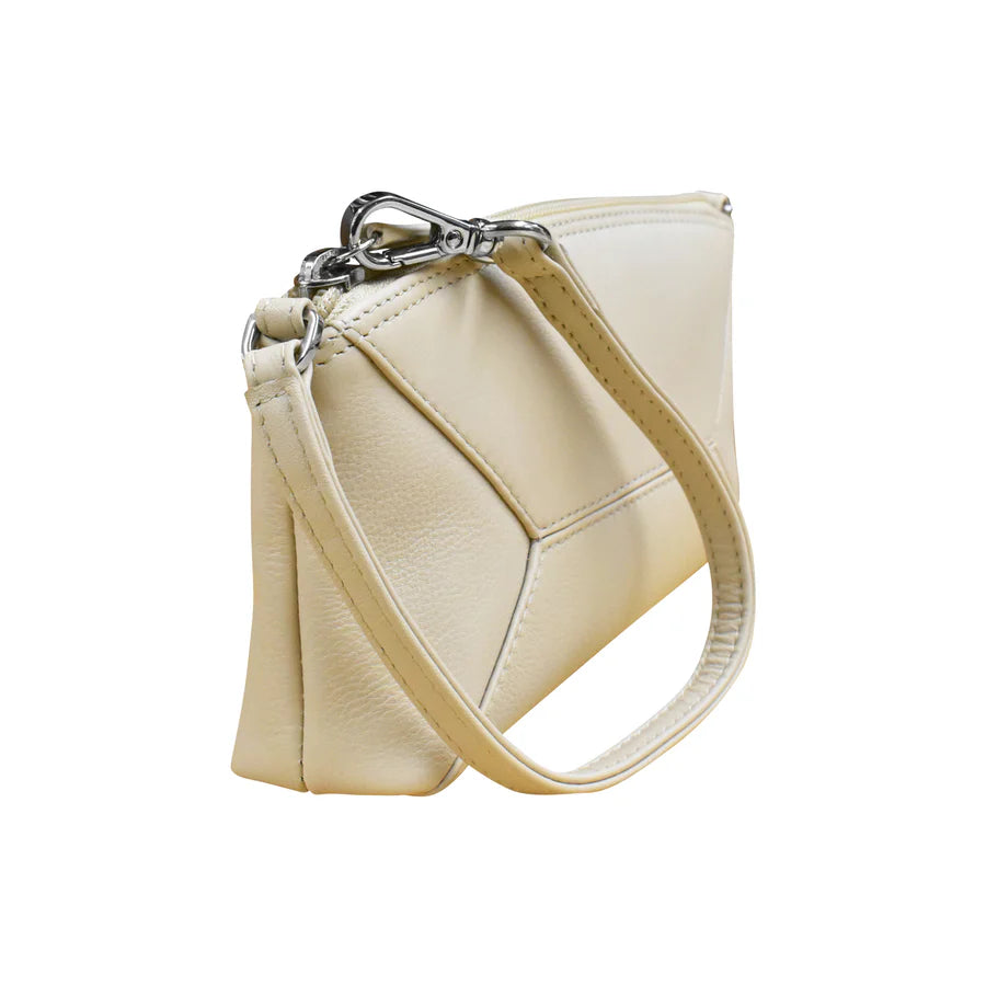 ILI New York Envelope Pouch Wristlet - Stone