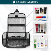 Pavilia Classic Hanging Toiletry Bag: Black