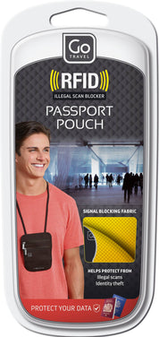 Go Travel Passport Pouch RFID - Black