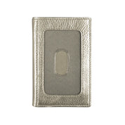 ILI New York RFID Vertical Fold Card Wallet - Light Gold