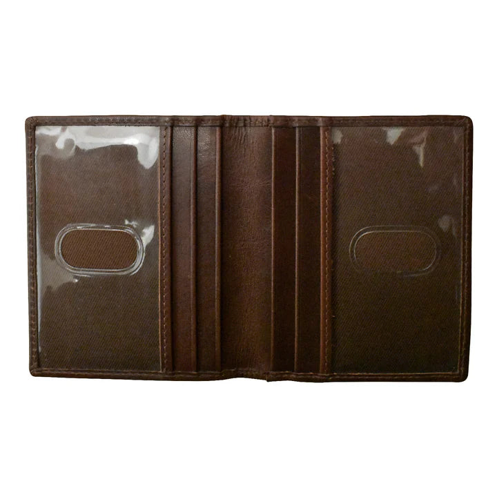 ILI New York  RFID I.D. and Credit Card Holder - Rustic Brown
