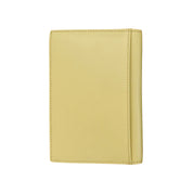 ILI New York RFID Leather Passport ID Wallet Light Yellow