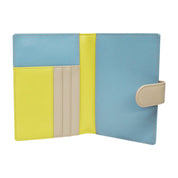 ILI New York RFID Leather Multi Color Passport ID Wallet w/Tab - Sorrento