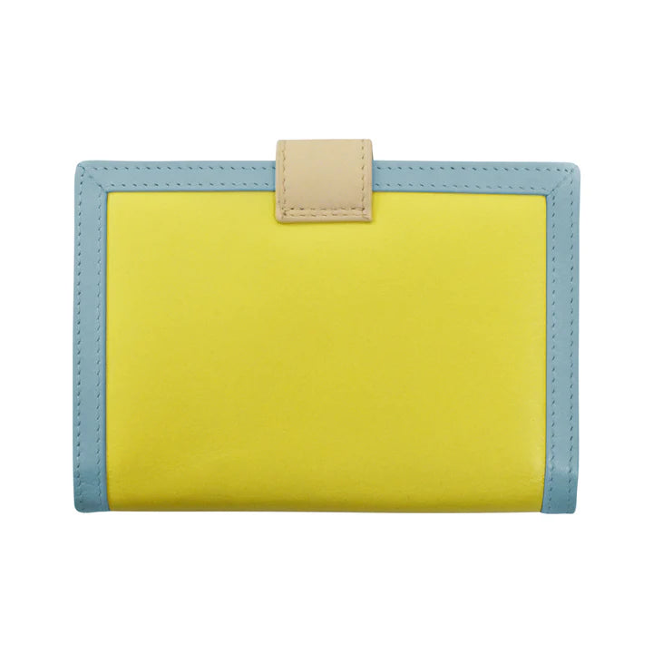 ILI New York RFID Leather Multi Color Passport ID Wallet w/Tab - Sorrento