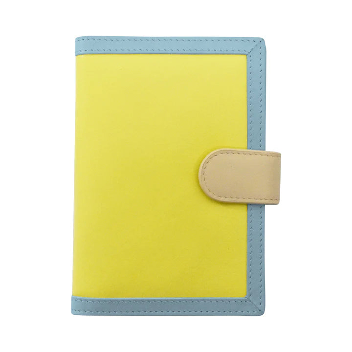 ILI New York RFID Leather Multi Color Passport ID Wallet w/Tab - Sorrento