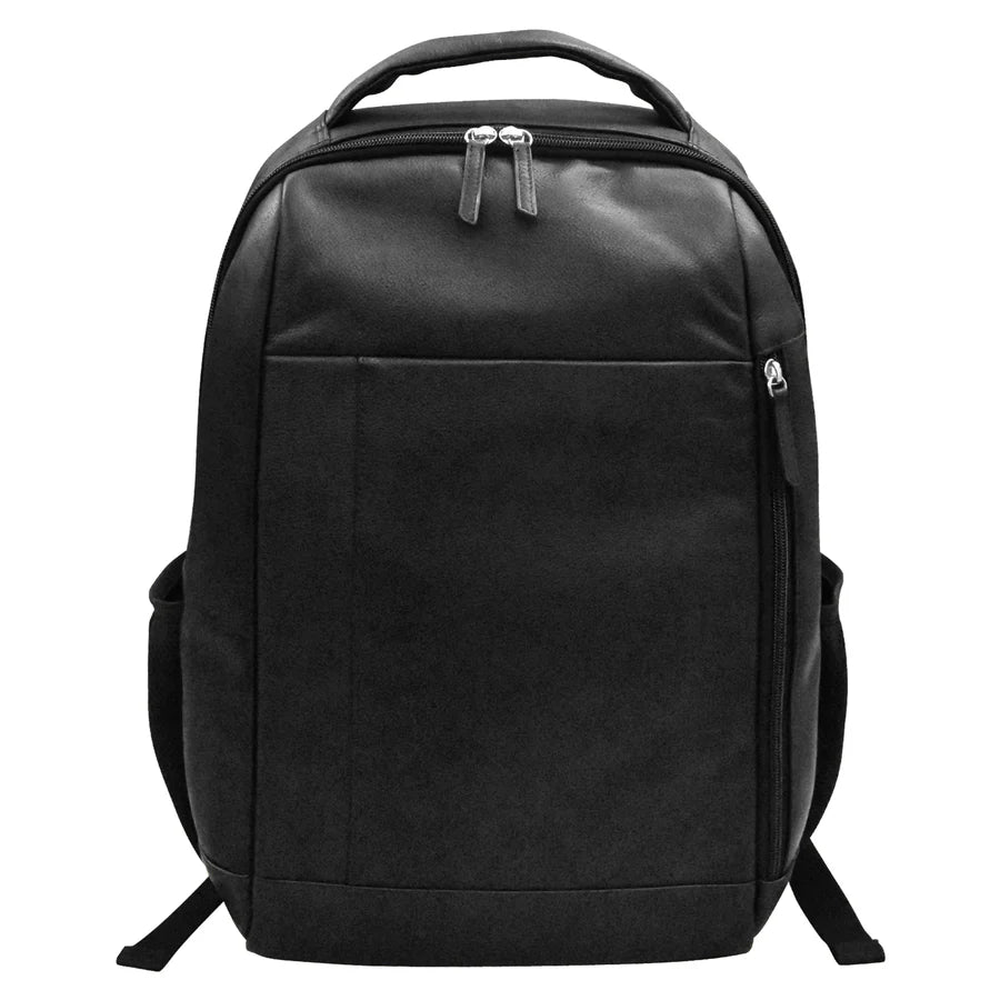 ILI New York Travel Leather Backpack - Black