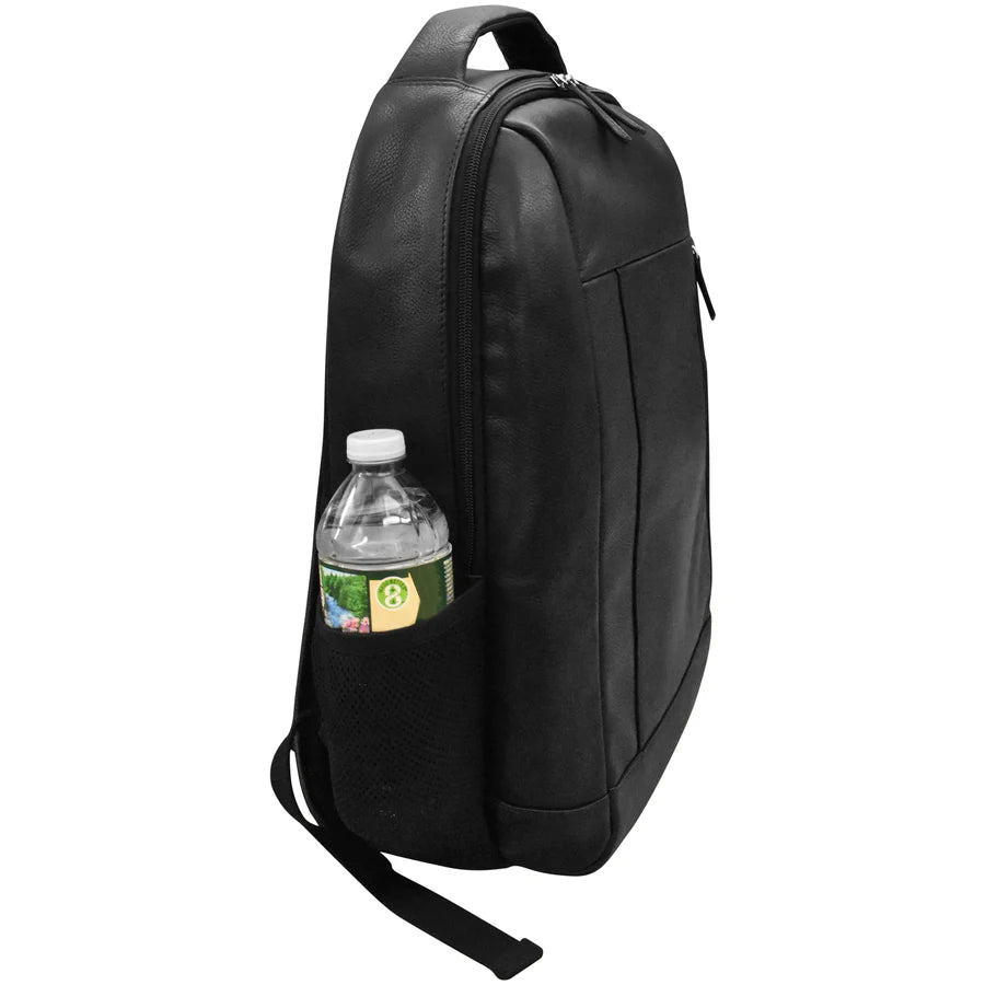 ILI New York Travel Leather Backpack - Black