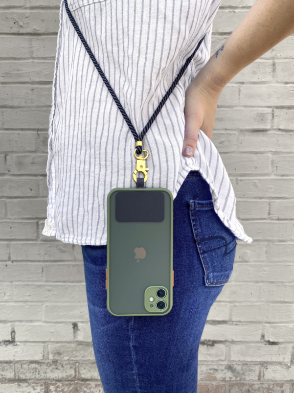 Tech Candy The Hookup Phone Lanyard -Rose Gold