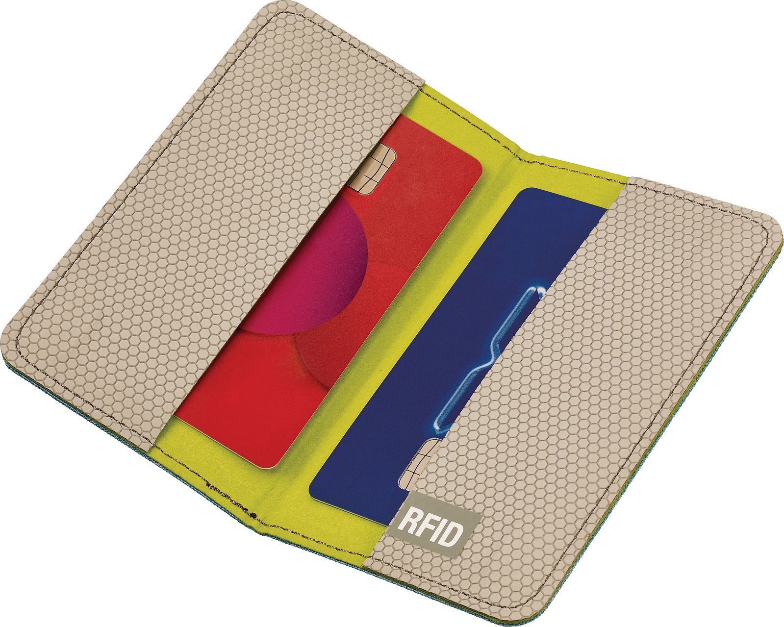 Go Travel RFID Slip Credit Card Wallet - Sky Blue