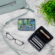 Monarque  Monet Water Lily Pond & Japanese Bridge Armored Wallet