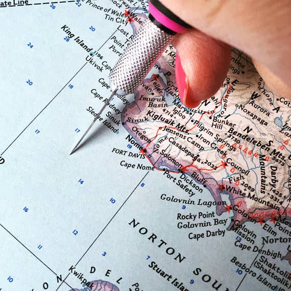 Daisy Mae Paris France Map Suitcase Spotter Luggage Handle Wrap