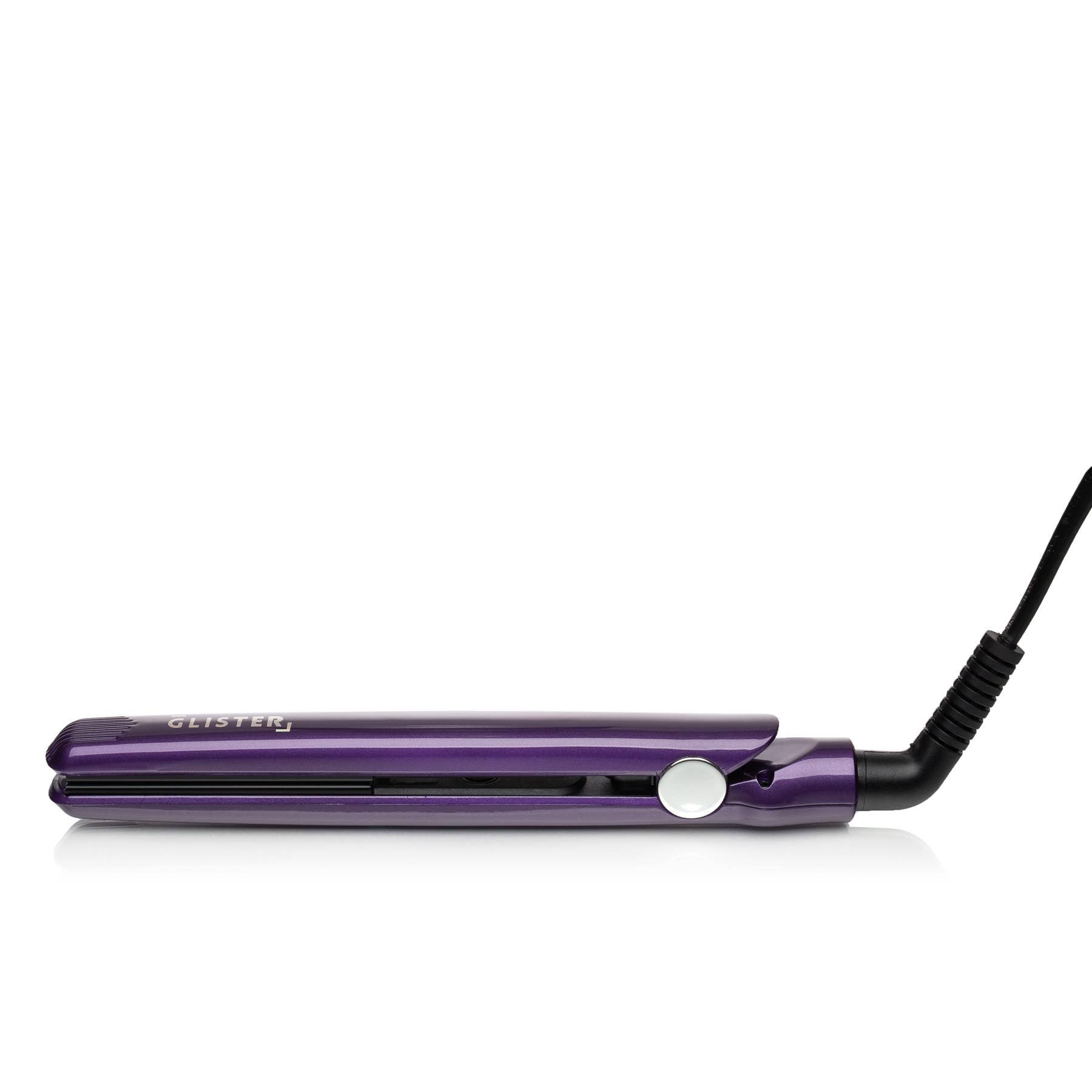 Glister Mini Adventurist Dual Voltage Flat Iron (with Travel Carrying Bag) - Purple