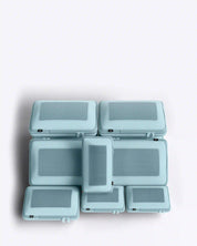 NOBL Travel Compressible 6 Piece Packing Cube Set - Powder Blue